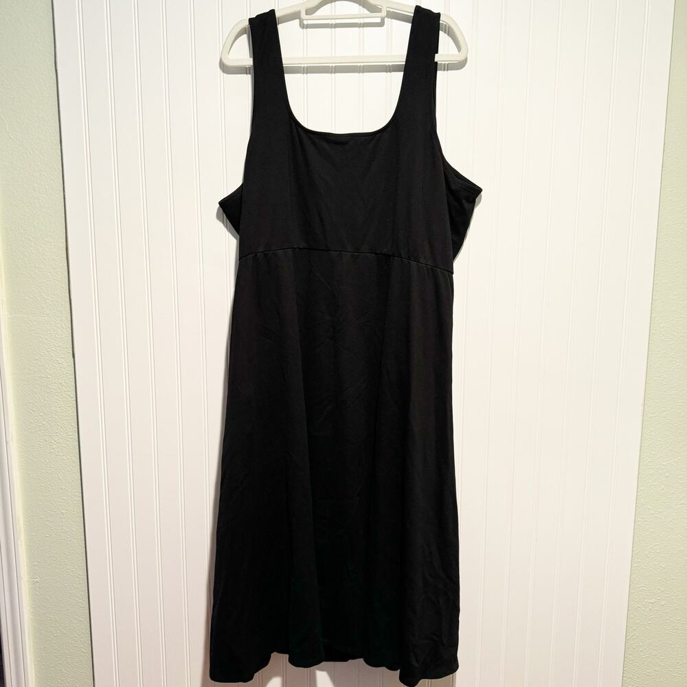 Torrid Black Ponte Square Neck A Line Midi Dress Plus Size 5X - Picture 7 of 7